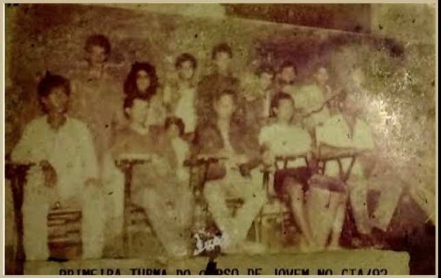 Arquivo do CTA: primeira turma do curso de jovens no CTA, 1992