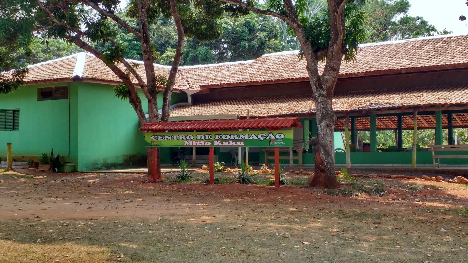 Centro de Formação Mitio Kaku, sede do CTA na Comunidade do Cataco, em Pontes e Lacerda (MT)