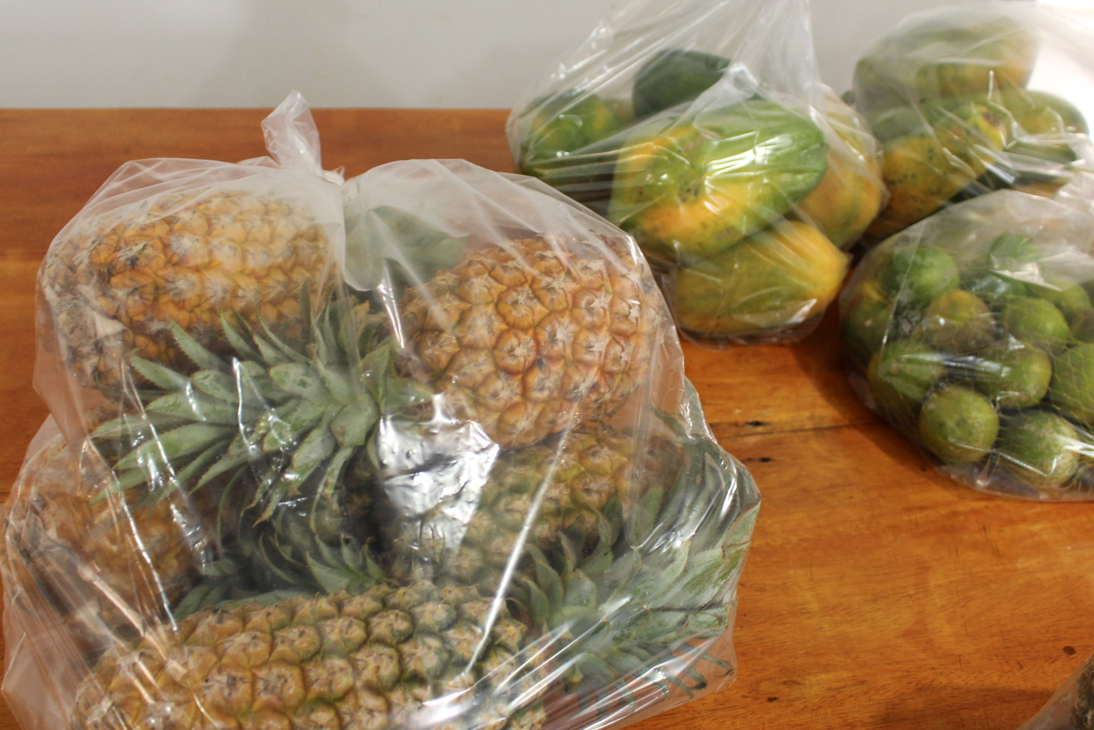 Agricultor familiar exibindo a produção para o PAA — hortaliças e legumes da região